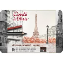 Rajzkészlet Conte and Paris 15 db