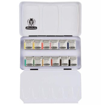 Akvarellfesték készlet Schmincke Academy 12 db kis doboz