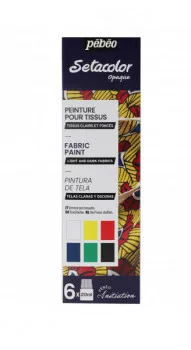 Textilfesték szett Setacolor 6 db