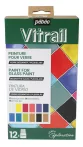 Vitrail üvegfesték készlet 12x20ml