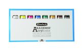 Academy akril festék szett 8x20ml