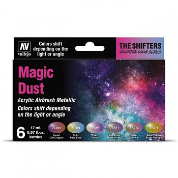 Vallejo Shifters 6x17ml Modellező festék Set – Magic Dust