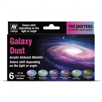 Vallejo Shifters Modellező festék Set 6x17ml – Galaxy Dust