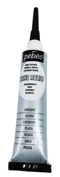 Contour for glass Cerne Relief 20ml - silver Contour for glass Cerne Relief 20ml - silver