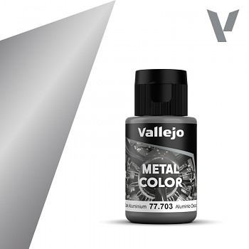 Vallejo Metal Color festék 32ml – 703 Dark Aluminium