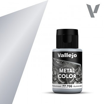 Vallejo Metal Color festék 32ml – 706 White Aluminium
