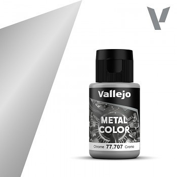 Vallejo Metal Color festék 32ml – 707 Chrome