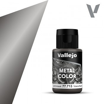 Vallejo Metal Color festék 32ml – 713 Jet Exhaust