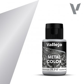 Vallejo Metal Color festék 32ml – 717 Dull Aluminium