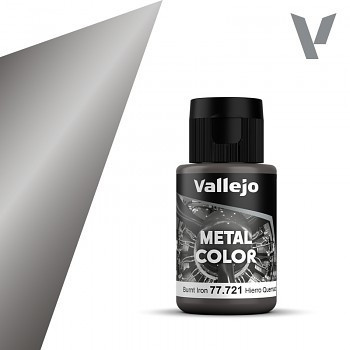Vallejo Metal Color festék 32ml – 721 Burnt Iron