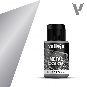 Vallejo Metal Color festék 32ml – 724 Silver