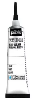 Glass contour Cerne Relief 20ml  fehér