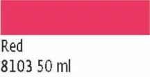 Javana selyemszín 50ml – 03 Red