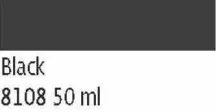 Javana selyemszín 50ml – 08 Black