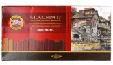 Gioconda keménypasztell 12 db - barna árnyalatok