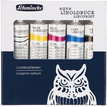 Linómetszet festékkészlet Schmincke 5x20ml