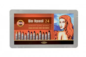 Akvarell viaszkriták Wax aquarell 24 db Akvarell viaszkriták Wax aquarell 24 db
