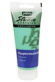 Foszforeszkáló szín Pébéo 100ml – türkiz