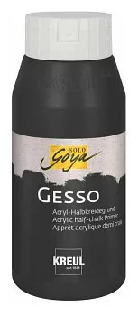 KREUL SOLO GOYA Gesso Primer - Fekete 750 ml KREUL SOLO GOYA Gesso Primer - Fekete 750 ml