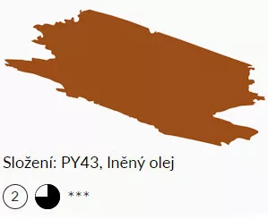 Olajfesték Umton 20ml – 0007 Vörös okker