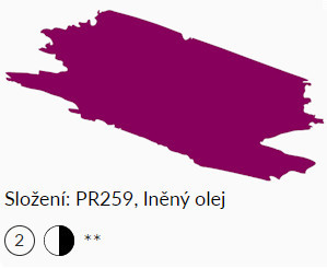 Olajfesték Umton 20ml – 0023 Ultramarin rózsaszín