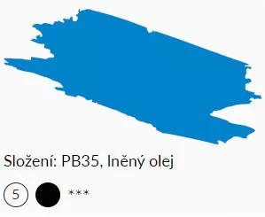 Olajfesték Umton 20ml – 0033 Coelin kék