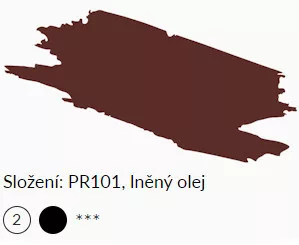 Olajfesték Umton 20ml – 0045 Indiai vörös