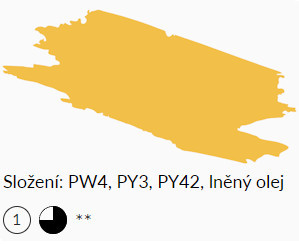 Olajfesték Umton 20ml – 0056 Sötét Nápolyi sárga