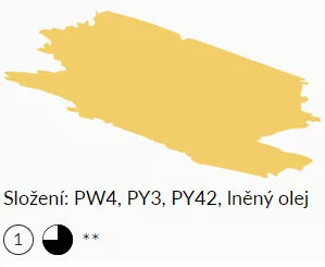 Olajfesték Umton 20ml – 0057 Világos Nápolyi sárga