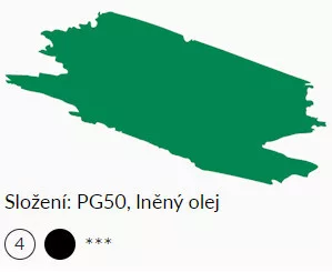 Olajfesték Umton 20ml – 0060 Világos Kobalt zöld