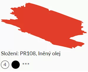 Olajfesték Umton 20ml – 0061 Kadmium vörös közepes