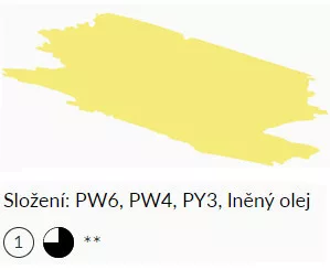 Olajfesték Umton 20ml – 0062 Ragyogó világos sárga