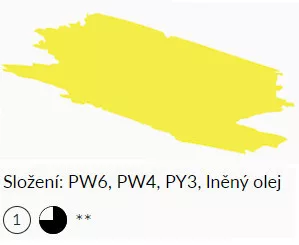 Olajfesték Umton 20ml – 0063 Ragyogó Sötét sárga