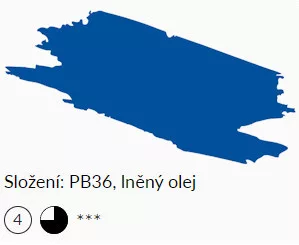 Olajfesték Umton 20ml – 0080 Kobalt Atlantik