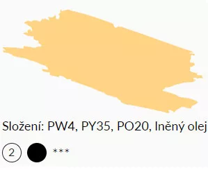 Olajfesték Umton 20ml – 0097 Őszibarack sárga