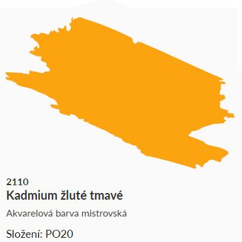 Akvarellfesték Umton 2.6ml – 2110 kadmium Sötét sárga