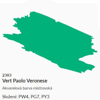 Akvarellfesték Umton 2.6ml – 2383 Vert Paolo Veronese