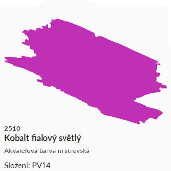 Akvarellfesték Umton 2.6ml – 2510 kobalt ibolya világos