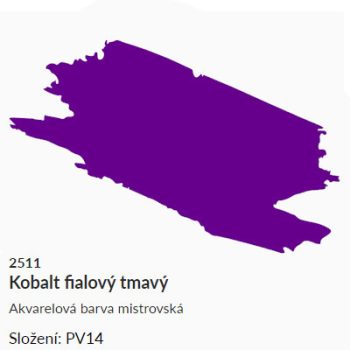 Akvarellfesték Umton 2.6ml – 2511 kobalt ibolya sötét