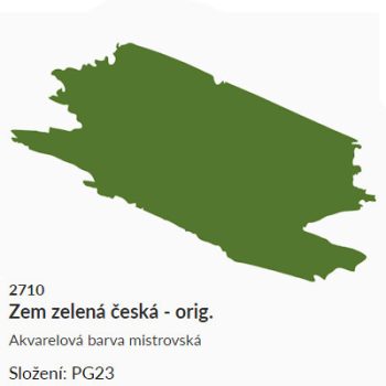 Akvarellfesték Umton 2.6ml – 2710 talaj zöld cseh