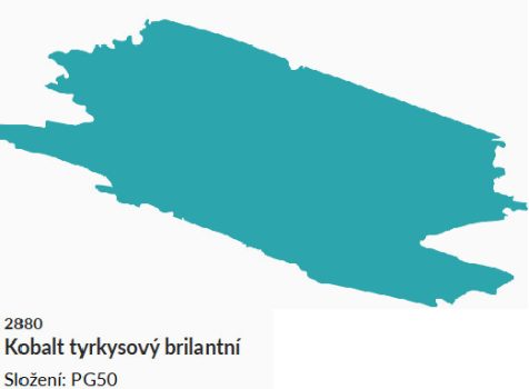 Akvarellfesték Umton 2.6ml – 2880 Kobalt türkiz ragyogó