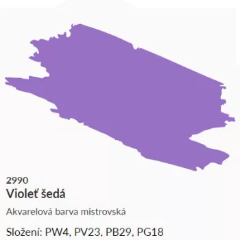 Akvarellfesték Umton 2.6ml – 2990 ibolya szürke