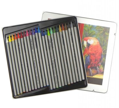 Akvarell színes ceruzák progresso alakban - 24 darabos szett