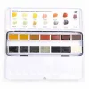 akvarell paints Kremer 881002 – earth set 14 pcs