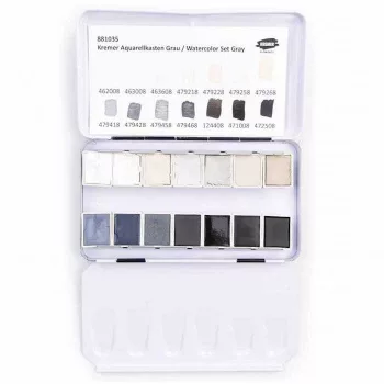 akvarell colors Kremer – set for photo retouching 14 pcs