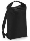Backpack Icon Roll-Top waterproof - fekete / fekete