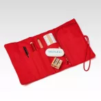 Sketch set in a linen pencil case, rossa Sketch set in a linen pencil case, rossa