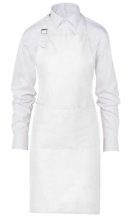 Pamut kötény zsebekkel 200g - fehér