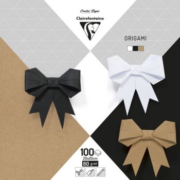 Origami papers Clairefontaine 20x20cm, 100 pcs – semleges