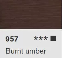 Akril Lascaux Studio 85ml  957 Burnt umber